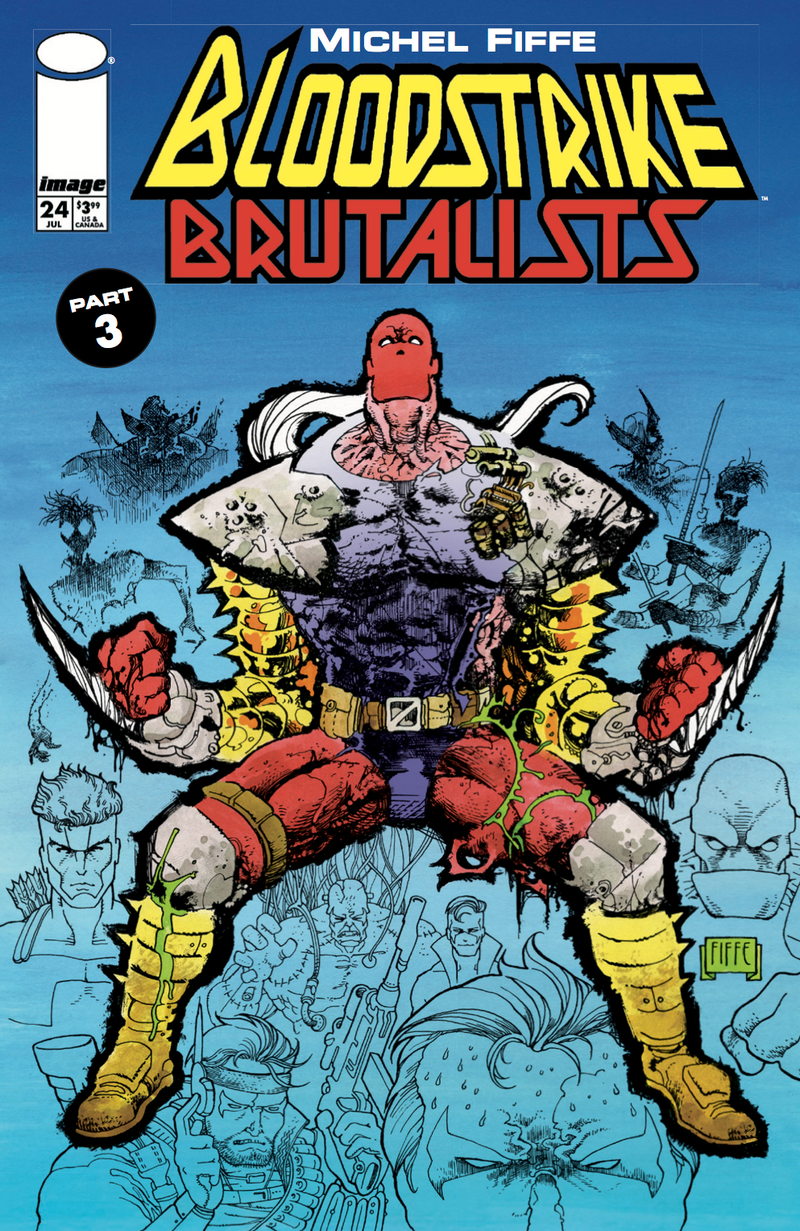 Illustration for article titled Michel Fiffe celebrates extreme ’90s comics in this Bloodstrike exclusive